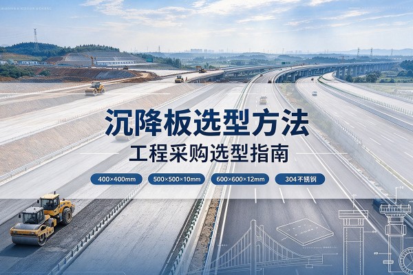 金安沉降板选择方法