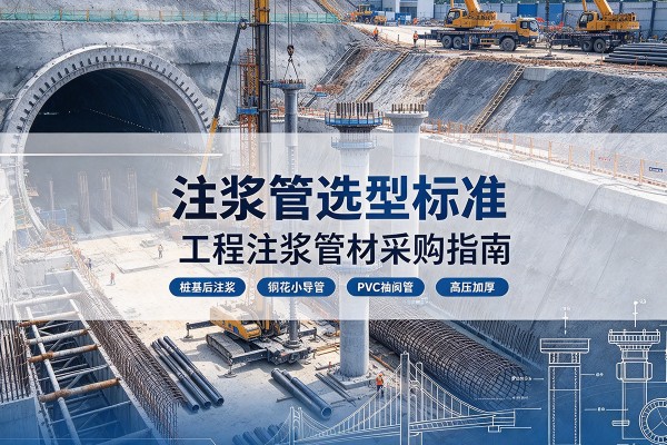 金安注浆管选型标准