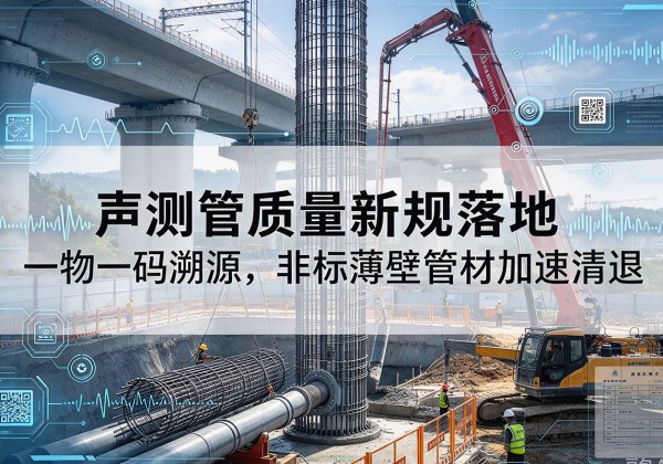 金安声测管质量新规落地，一物一码溯源，非标薄壁管材加速清退