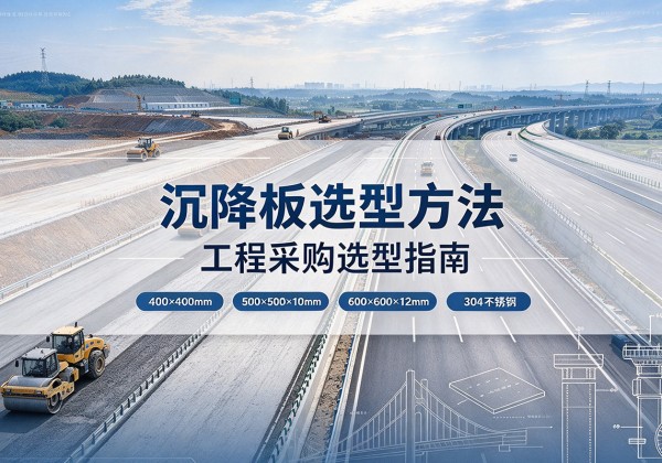 金安沉降板选择方法